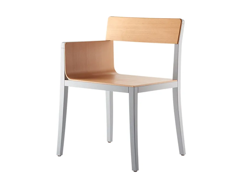 Chaise en bois li-lith par schneeweiss interior - mobilier contract sélectionné par notre agence de marques de mobilier professionnel